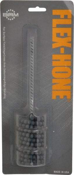 Brush Research Mfg. - 1-5/8" Bore Diam, 320 Grit, Silicon Carbide Flexible Hone - Extra Fine, 8" OAL - Industrial Tool & Supply