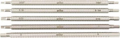 Wiha - 5 Piece Hex Drive Bit Set - Ball End Hex Point - Industrial Tool & Supply