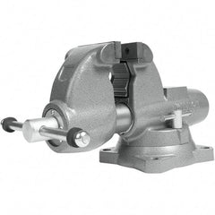 Wilton - Bench & Pipe Combination Vises Jaw Width (Inch): 4-1/2 Jaw Opening Capacity (Inch): 6 - Industrial Tool & Supply