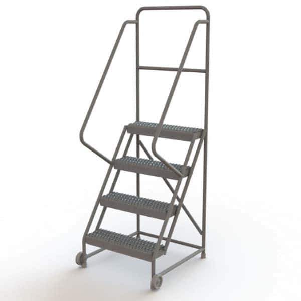 TRI-ARC - Rolling & Wall Mounted Ladders & Platforms Type: TiltNRoll Rolling Ladder Style: Tilt & Roll Safety Ladder - Industrial Tool & Supply