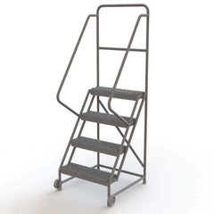 TRI-ARC - Rolling & Wall Mounted Ladders & Platforms Type: TiltNRoll Rolling Ladder Style: Tilt & Roll Safety Ladder - Industrial Tool & Supply
