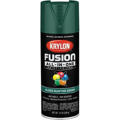 Krylon - Spray Paints Type: Acrylic Enamel Spray Paint Color: Hunter Green - Industrial Tool & Supply