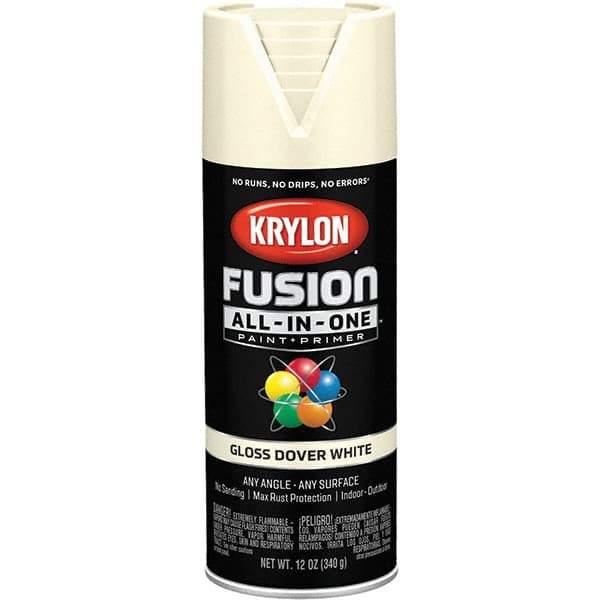Krylon - Spray Paints Type: Acrylic Enamel Spray Paint Color: Dover White - Industrial Tool & Supply