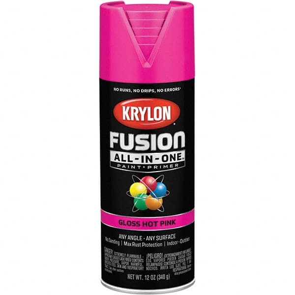 Krylon - Spray Paints Type: Acrylic Enamel Spray Paint Color: Hot Pink - Industrial Tool & Supply