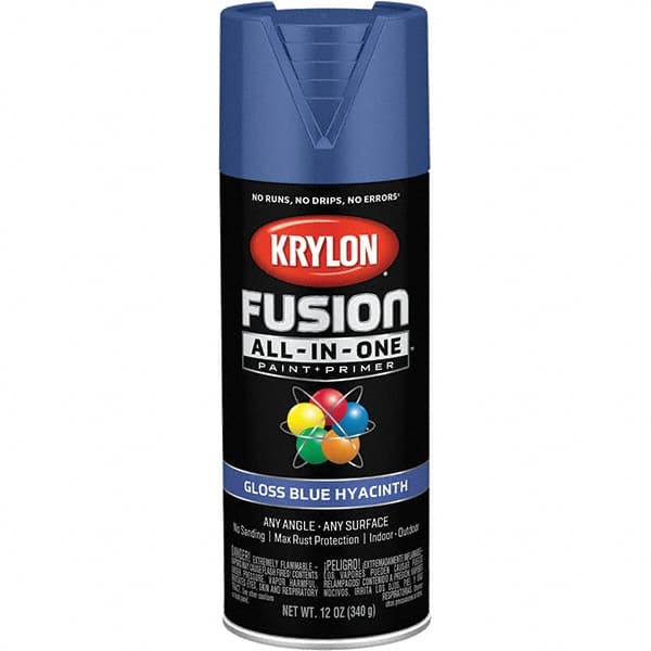 Krylon - Spray Paints Type: Acrylic Enamel Spray Paint Color: Blue Hyacinth - Industrial Tool & Supply