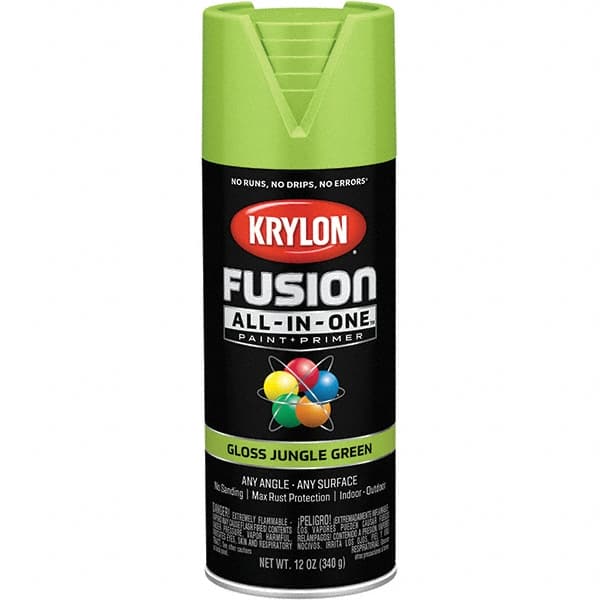 Krylon - Spray Paints Type: Acrylic Enamel Spray Paint Color: Jungle Green - Industrial Tool & Supply