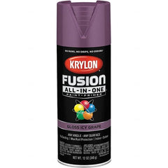 Krylon - Spray Paints Type: Acrylic Enamel Spray Paint Color: Icy Grape - Industrial Tool & Supply