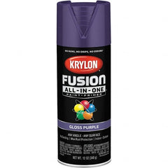 Krylon - Spray Paints Type: Acrylic Enamel Spray Paint Color: Purple - Industrial Tool & Supply