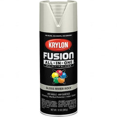 Krylon - Spray Paints Type: Acrylic Enamel Spray Paint Color: River Rock - Industrial Tool & Supply