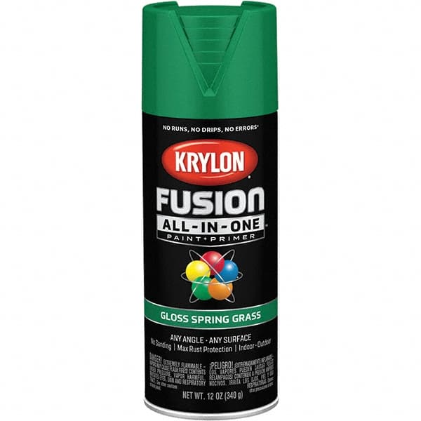 Krylon - Spray Paints Type: Acrylic Enamel Spray Paint Color: Spring Grass - Industrial Tool & Supply