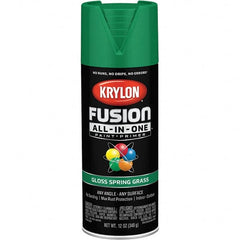 Krylon - Spray Paints Type: Acrylic Enamel Spray Paint Color: Spring Grass - Industrial Tool & Supply