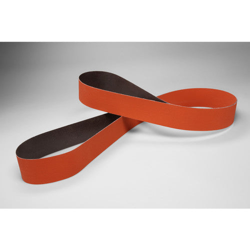 3M Cloth Belt 747D 80 X-weight 2″ × 48″ Film-lok Single-flex - Exact Industrial Supply