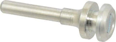 Value Collection - 3/8" Hole, Wheel Mandrel - 2-1/8" OAL, 3/8" Max Wheel Width, 1/4" Shank Diam - Industrial Tool & Supply