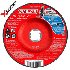 Cutoff Wheels; Wheel Type Number: Type 27; Wheel Diameter (Inch): 4-1/2; Wheel Thickness (Inch): 1/16; Hole Size: 7/8; Abrasive Material: Premium Aluminum Oxide Blend; Maximum Rpm: 13280.000; Hole Shape: Round; Wheel Color: Red