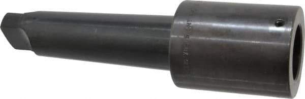 Collis Tool - 2 Inch Tap, 2.63 Inch Tap Entry Depth, MT5 Taper Shank, Standard Tapping Driver - 3-3/4 Inch Projection, 2-3/4 Inch Nose Diameter, 1.644 Inch Tap Shank Diameter, 1.233 Inch Tap Shank Square - Exact Industrial Supply