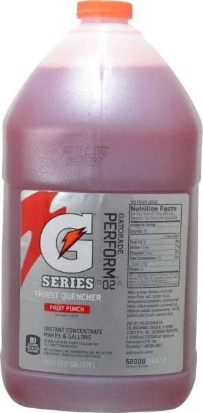 Gatorade - 1 Gal Bottle Fruit Punch Activity Drink - Liquid Concentrate, Yields 6 Gal - Industrial Tool & Supply