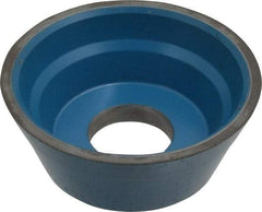 Norton - 3-3/4" Diam, 1-1/4" Hole Size, 1-1/2" Overall Thickness, 120 Grit, Type 11 Tool & Cutter Grinding Wheel - Fine Grade, Diamond, R Hardness, Resinoid Bond - Industrial Tool & Supply