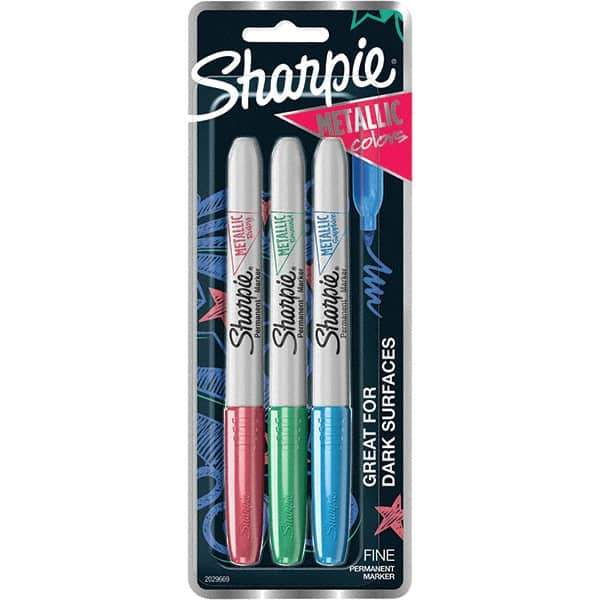 Sharpie - Markers & Paintsticks Type: Permanent Color: Assorted - Industrial Tool & Supply