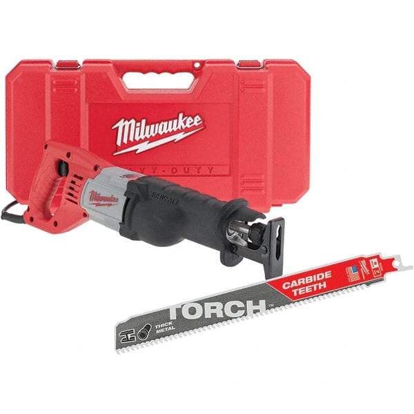 Milwaukee Tool - Electric Reciprocating Saws Amperage: 12.00 Strokes per Minute: 3000 - Industrial Tool & Supply