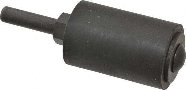 Superior Abrasives - 1-1/2" Wide x 1" Diam, Spiral Band Drum - 1/4" Shank Diam, 10,000 RPM - Industrial Tool & Supply