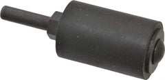 Superior Abrasives - 1-1/2" Wide x 1" Diam, Spiral Band Drum - 1/4" Shank Diam, 10,000 RPM - Industrial Tool & Supply