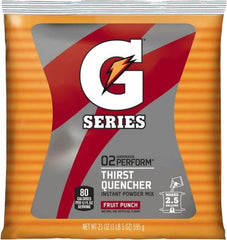 Gatorade - 21 oz Pack Fruit Punch Activity Drink - Powdered, Yields 2.5 Gal - Industrial Tool & Supply