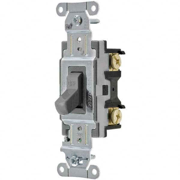 Hubbell Wiring Device-Kellems - Toggle Switches Switch Type: Medium Duty Switch Sequence: Off-On - Industrial Tool & Supply