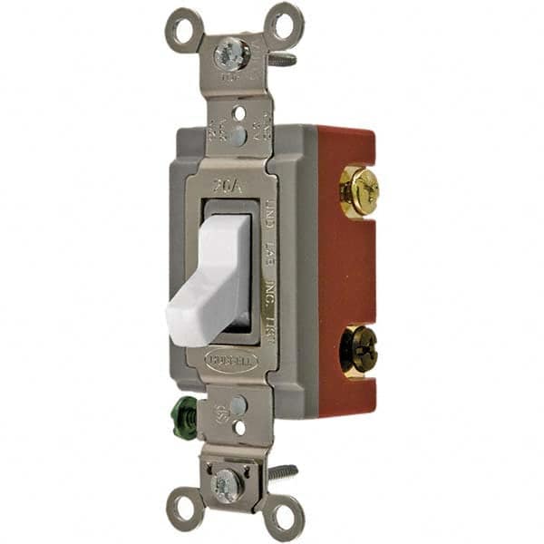 Hubbell Wiring Device-Kellems - Toggle Switches Switch Type: Extra Heavy Duty Switch Sequence: Off-On - Industrial Tool & Supply