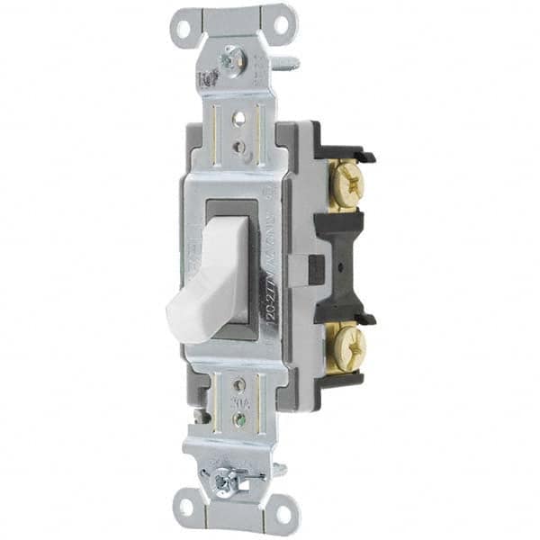 Hubbell Wiring Device-Kellems - Toggle Switches Switch Type: Medium Duty Switch Sequence: Off-On - Industrial Tool & Supply
