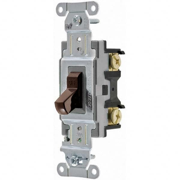 Hubbell Wiring Device-Kellems - Toggle Switches Switch Type: Medium Duty Switch Sequence: Off-On - Industrial Tool & Supply