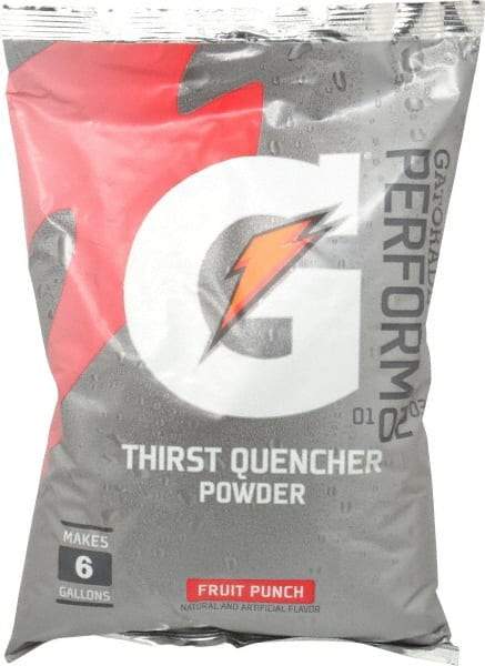 Gatorade - 51 oz Pack Fruit Punch Activity Drink - Powdered, Yields 6 Gal - Industrial Tool & Supply