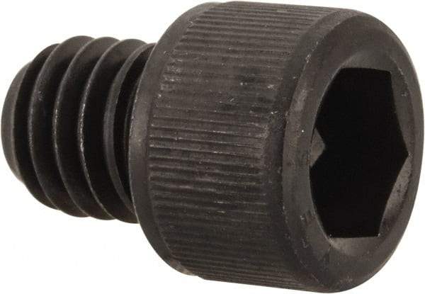 Value Collection - 7/16-14 UNC Hex Socket Drive, Socket Cap Screw - Alloy Steel, Black Oxide Finish, Fully Threaded, 1/2" Length Under Head - Industrial Tool & Supply