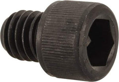 Value Collection - 7/16-14 UNC Hex Socket Drive, Socket Cap Screw - Alloy Steel, Black Oxide Finish, Fully Threaded, 1/2" Length Under Head - Industrial Tool & Supply