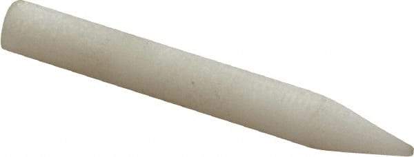 Norton - 1" Long x 1/8" Wide Novaculite Sharpening Stone - Point, Extra Fine Grade - Industrial Tool & Supply
