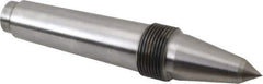 Riten - 5/8" Head Diam, Carbide-Tipped Steel Long Point Solid Dead Center - 4MT Morse Taper, 5/8" Point Diam, 2-9/32" Point Length, 3-3/32" OAL - Industrial Tool & Supply