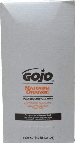 GOJO - 5 L Dispenser Refill Liquid Hand Cleaner - White, Orange Scent - Industrial Tool & Supply