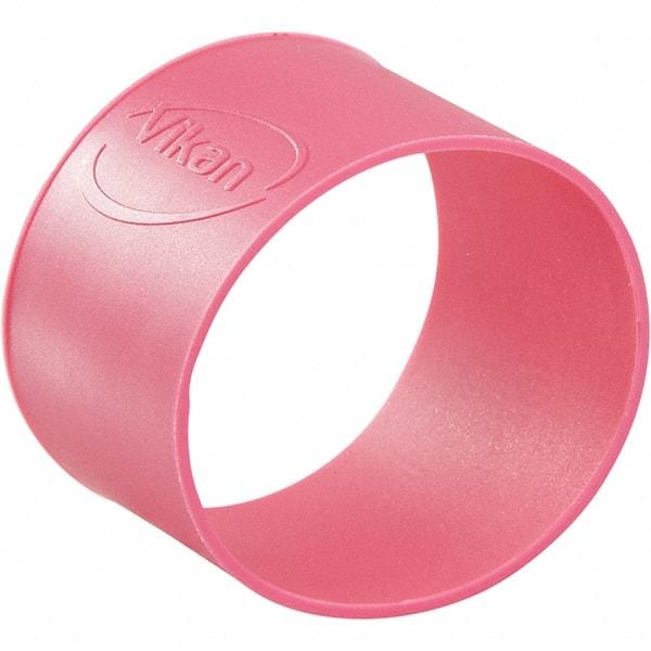 Vikan - 1-1/2" Long Rubber Band - Silicone Rubber, For Use with Colored Coded Handles - Industrial Tool & Supply