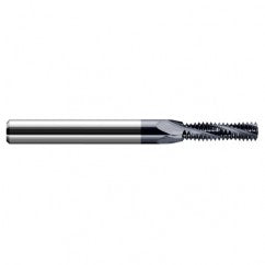 ‎0.1950″ Cutter Diameter × 0.7500″ (3/4″) Length of Cut Carbide Multi-Form 1/4″-20 Thread Milling Cutter, 3 Flutes, AlTiN Coated - Industrial Tool & Supply