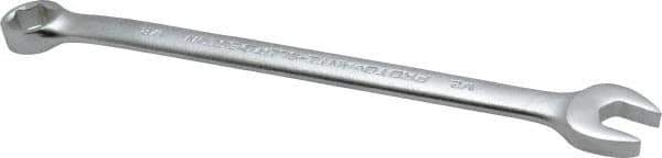 Proto - 1/2" 6 Point Combination Wrench - 15° Head Angle, 8" OAL, Steel, Satin Finish - Industrial Tool & Supply