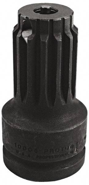 Proto - No. 5 Spline Male 1 Female Impact Drive Adapter - 4-1/2" OAL - Industrial Tool & Supply