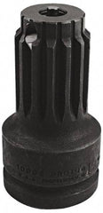 Proto - No. 5 Spline Male 1 Female Impact Drive Adapter - 4-1/2" OAL - Industrial Tool & Supply