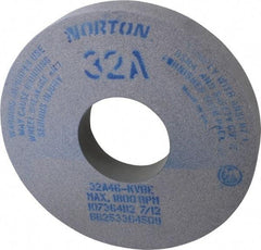 Norton - 14" Diam x 5" Hole x 2" Thick, K Hardness, 46 Grit Surface Grinding Wheel - Aluminum Oxide, Type 1, Coarse Grade, 1,800 Max RPM, Vitrified Bond, No Recess - Industrial Tool & Supply