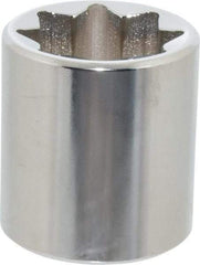 Proto - 7/8", 1/2" Drive, Standard Hand Socket - 8 Points, 1-5/8" OAL, Alloy Steel, Chrome Finish - Industrial Tool & Supply