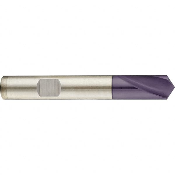 Guhring - 4mm Body Diam, 120°, 55mm OAL, Cobalt Spotting Drill - Industrial Tool & Supply