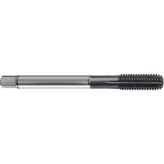 Guhring - #10-24 UNC 2BX H6/H7 Thread Limit Modified Bottoming Thread Forming Tap - High Speed Steel, TiCN Finish, 2.756" OAL, Right Hand Thread, Series 4377 - Exact Industrial Supply