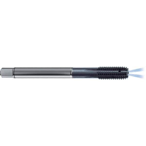 Guhring - #10-32 UNF 2BX H5/H6 Thread Limit Modified Bottoming Thread Forming Tap - High Speed Steel, TiCN Finish, 2.756" OAL, Right Hand Thread, Series 4380 - Exact Industrial Supply