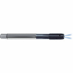 Guhring - 3/8-24 UNF 2BX H7/H8 Thread Limit Modified Bottoming Thread Forming Tap - High Speed Steel, TiCN Finish, 3.543" OAL, Right Hand Thread, Series 4380 - Industrial Tool & Supply