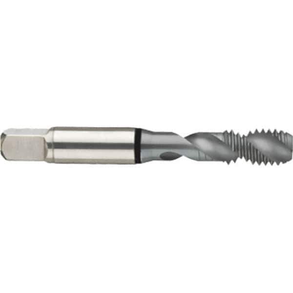 Guhring - 5-44 UNF 2 Flute 2B Modified Bottoming Spiral Flute Tap - High Speed Steel, MolyGlide Finish, 2.205" OAL, Right Hand Flute, Right Hand Thread, H2/H3, Series 3971 - Exact Industrial Supply