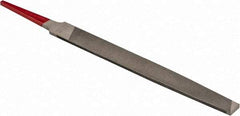 Simonds File - 4" Long, Second Cut, Mill American-Pattern File - Single Cut, Tang - Industrial Tool & Supply