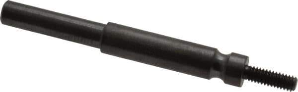 Standard Abrasives - 3" Shank x 1/4" Shank Diam Deburring Wheel Mandrel - 8-32 Thread - Industrial Tool & Supply